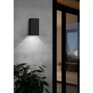 Außen-Wandleuchte EREMITANA-Z CONNECT GU10-LED 2x5W IP55 schwarz