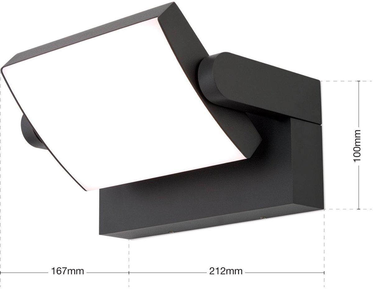 GINGER Aussenleuchte 11-1212 anthrazit LED 21W 1700 lm 3000K