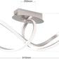 CIRCUS Deckenleuchte 7-694 satin LED 30W 1800 lm 3000K