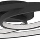 GIANELLA Deckenleuchte schwarz weiss LED 36W Lumen warmweiß 3960lm dimmbar