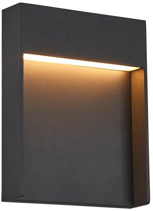 FLATT Outdoor LED Wandleuchte 3000K IP65 anthrazit