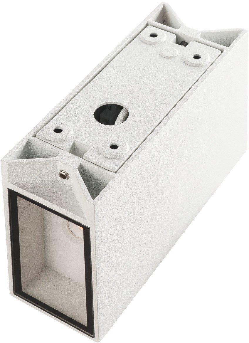 QUAD UP/DOWN 15 Wandleuchte LED 3000K IP44 eckig up/down weiß 3,2W
