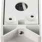 QUAD UP/DOWN 15 Wandleuchte LED 3000K IP44 eckig up/down weiß 3,2W