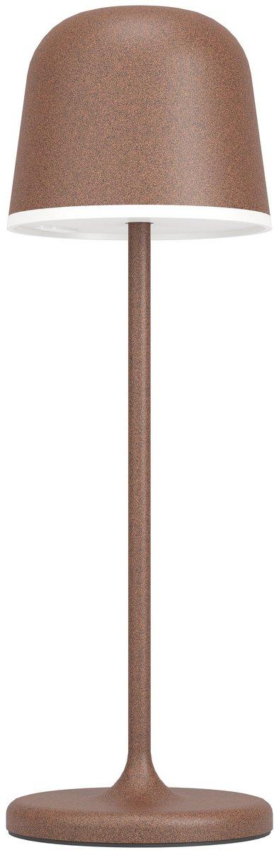 Tischlampe MANNERA Mokka/Weiß