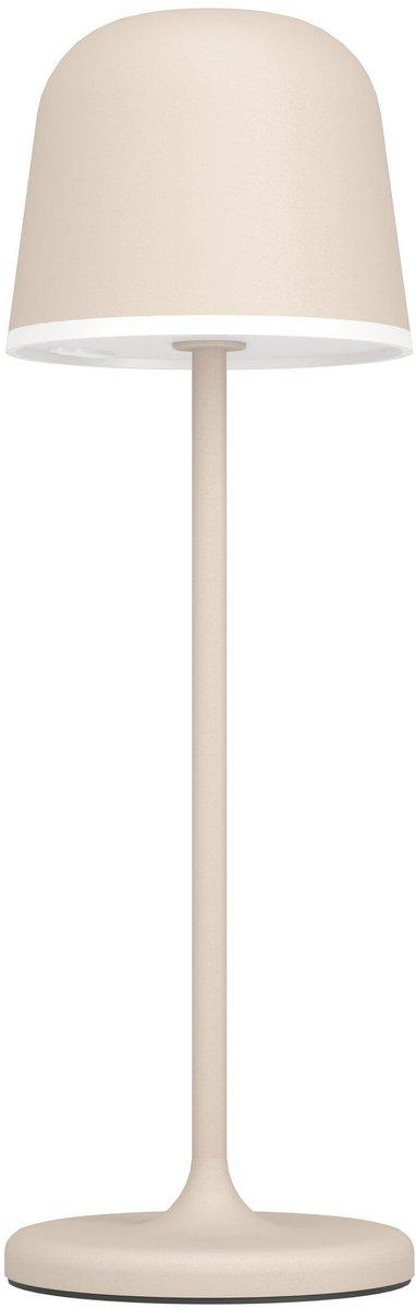 Tischlampe MANNERA Sandfarben/Weiß