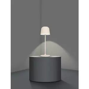 Tischlampe MANNERA Sandfarben/Weiß