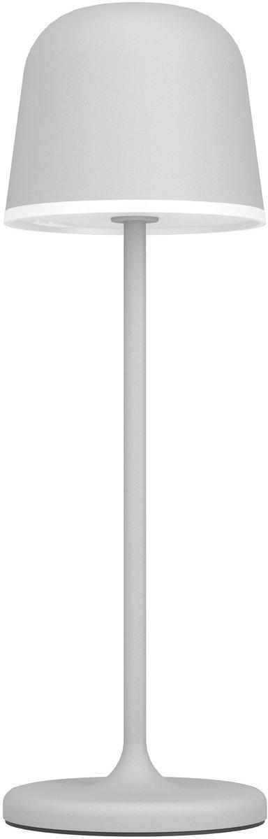 Tischlampe MANNERA Grau/Weiß