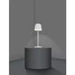 Tischlampe MANNERA Grau/Weiß