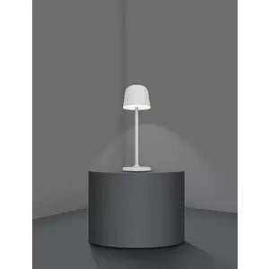 Tischlampe MANNERA Grau/Weiß
