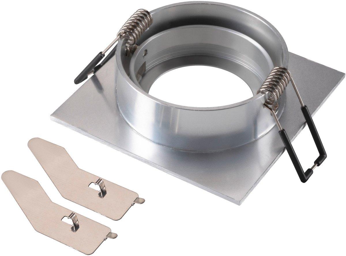 NEW TRIA 68 Deckeneinbauring L: 8,2 B: 8,2 H: 2,6 cm IP 20 aluminium