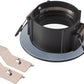 NEW TRIA 68 Deckeneinbauring D: 8,2 H: 3,4 cm IP 65 schwarz