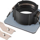 NEW TRIA 68 Deckeneinbauring L: 8,2 B: 8,2 H: 3,4 cm IP 65 schwarz