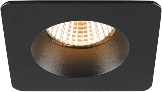 NEW TRIA 68 Deckeneinbauring L: 8,2 B: 8,2 H: 3,4 cm IP 65 schwarz