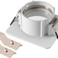 NEW TRIA 68 Deckeneinbauring L: 8,2 B: 8,2 H: 3,4 cm IP 65 weiß
