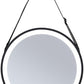 LED Leuchtspiegel Miro IP44 Tunable White 200lm 7,5W Spiegel schwarz-matt