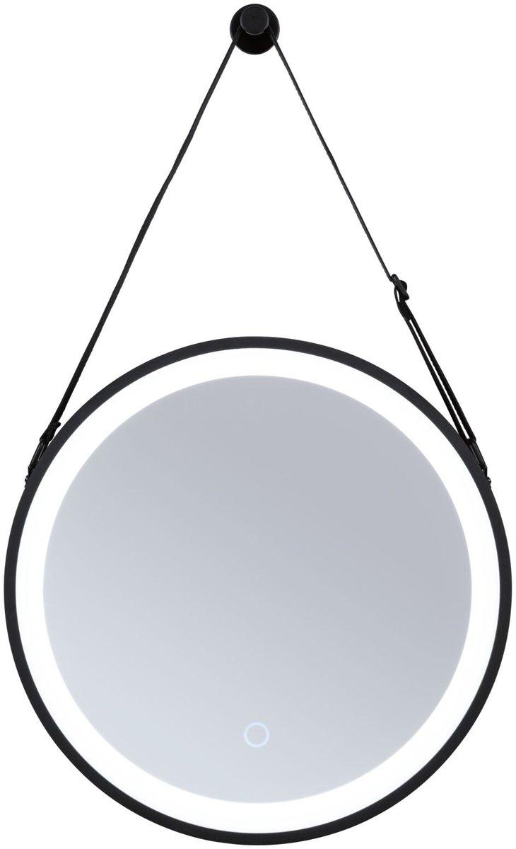 LED Leuchtspiegel Miro IP44 Tunable White 200lm 7,5W Spiegel schwarz-matt