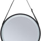 LED Leuchtspiegel Miro IP44 Tunable White 200lm 7,5W Spiegel schwarz-matt
