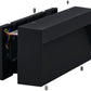 MARUGGIO Außen-Wandleuchte 1xLED H90mm 4Color 520lm schwarz