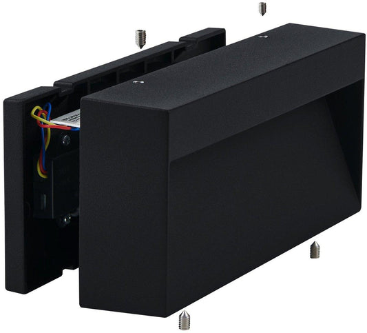 MARUGGIO Außen-Wandleuchte 1xLED H90mm 4Color 520lm schwarz