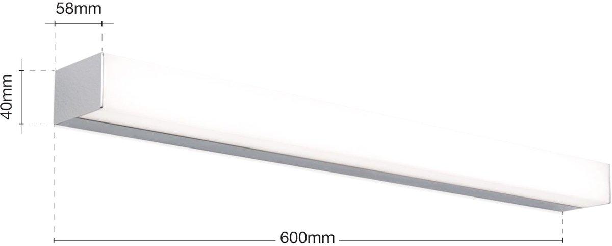 Spiegelleuchte HORIZON Soff 3-587 chrom LED 12W CCT3000 4000K L=60cm