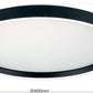 Deckenleuchte MASCA DL 7-697/40 schwarz LED 36W CCT DM=40cm