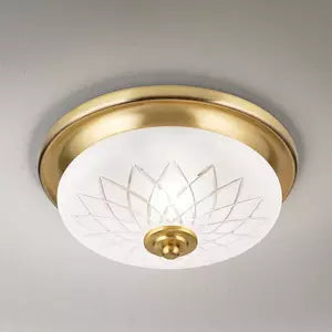 Deckenleuchte PORTO DL 7-791/26 bronze 1xE27 mit geschliffenem Glas