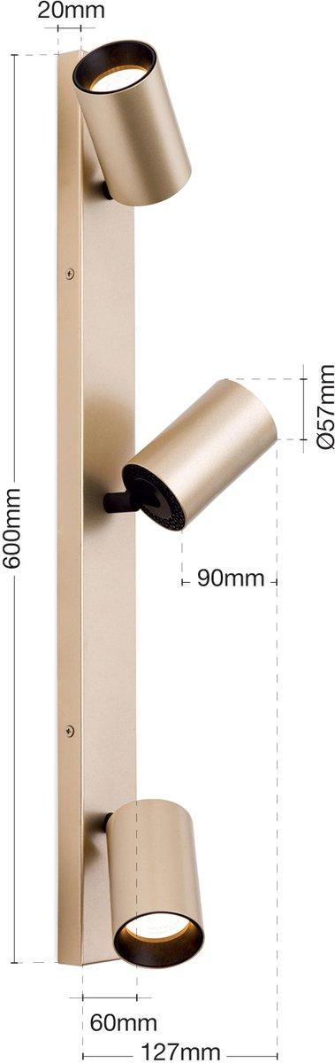 Deckenleuchte SEAN Str 10-493 3 gold-matt exkl. GU10 13W