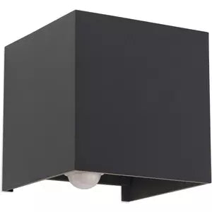 Wandleuchte CUBE-S AL 11-1314 anthrazit mit Sensor LED 13W 700lm
