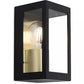 Wandleuchte LUMINA AL 11-1315 schwarz-messing 1xE27 IP44