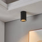 LED Aufbauleuchte CAROSSO-Z 1x GU10 4,9 W Ø80 mm schwarz