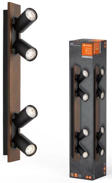 Decor Spot Mercury GU10 Schwarz 4x3.4W 927 DIM