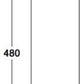 LED-Pollerleuchte 230 V AC 50 Hz 3 W 3.000 K strukturgraph