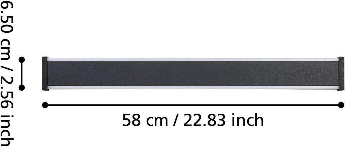NEVIANO Außen-LED-Wandleuchte 2xl-580 schwarz/weiß 2x7W IP65