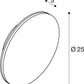 D-RING M Wandleuchte PHASE 2700/3000K PHASE IP65 schwarz