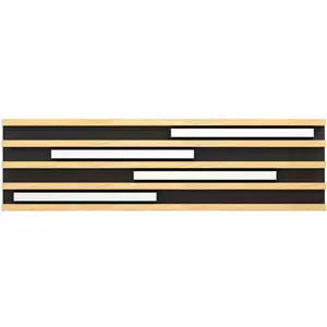 MARREIRA Deckenleuchte 780x220mm Holz/schwarz LED 4x9W 3000K