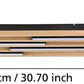 MARREIRA Deckenleuchte 780x220mm Holz/schwarz LED 4x9W 3000K