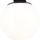 ULine Spot Ball 150mm 930 8W 48V DC schwarz Aluminium