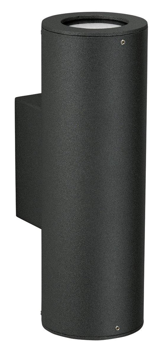 Wandleuchte 2xGU10 Par16 schwarz IP44
