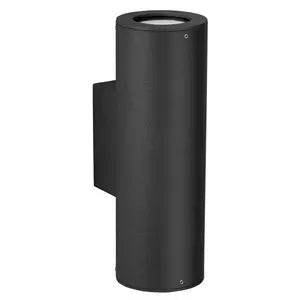 Wandleuchte 2xGU10 Par16 schwarz IP44