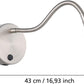 Wandleuchte LED 110lm 3000K Olivandino 1 Nickel-Matt