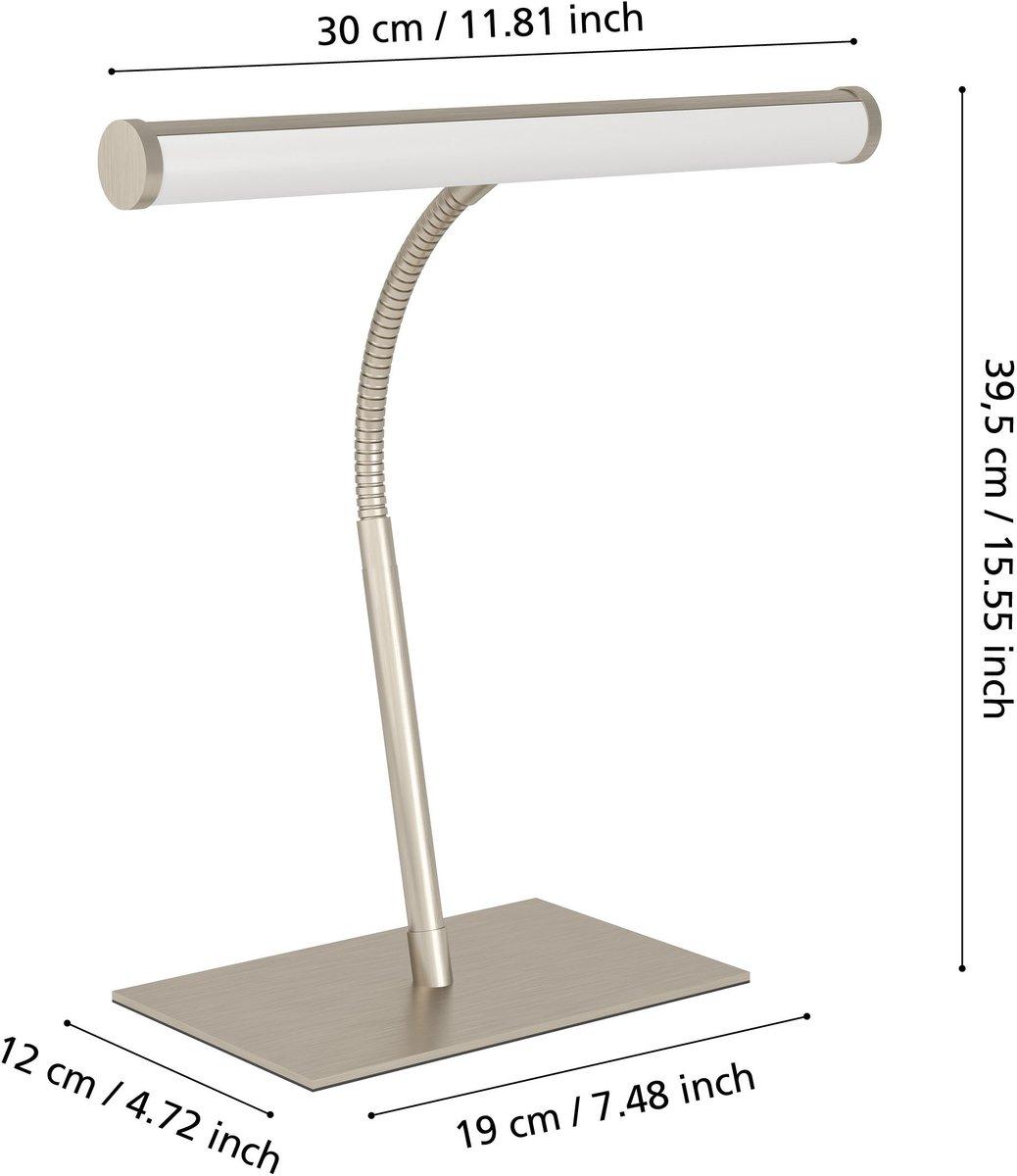 Tischleuchte 5W LED Tuneable Riccione Nickel-matt