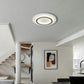 Deckenleuchte 24W LED CCT Dimmbar Jayden weiß Kristall