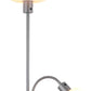 Stehleuchte 1xE27 60W + 1xE14 40W Hinton Silber