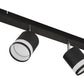 Deckenleuchte 4xGX53-LED 7W 3000K Lucero Opal schwarz