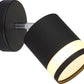 Wandleuchte 1xGX53-LED 7W 3000K Lucero Opal schwarz