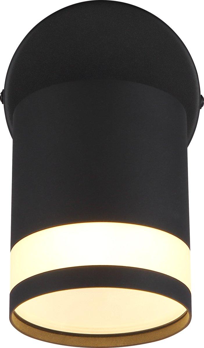 Wandleuchte 1xGX53-LED 7W 3000K Lucero Opal schwarz