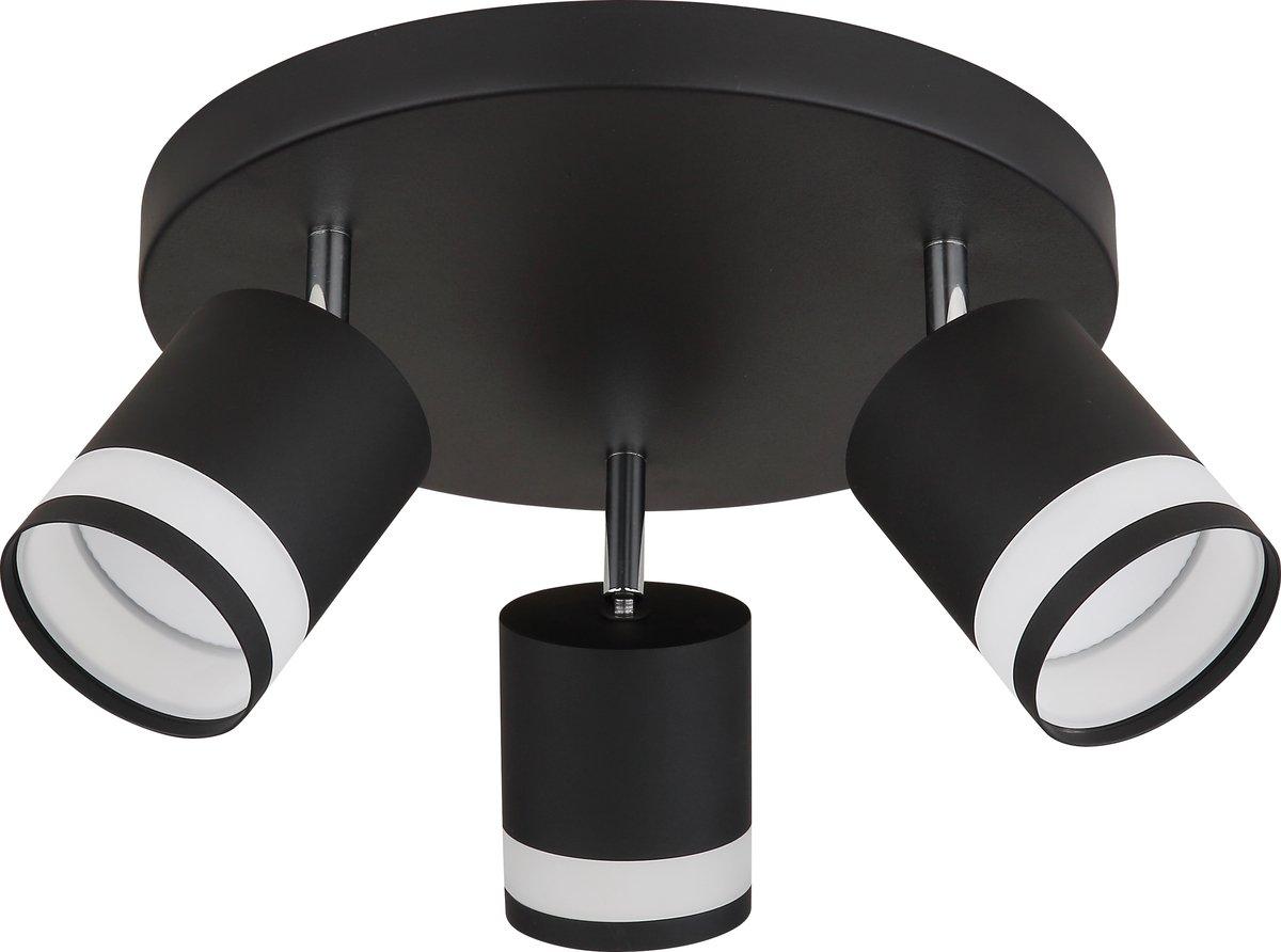 Deckenleuchte 3xGX53-LED 7W 3000K Lucero Opal schwarz
