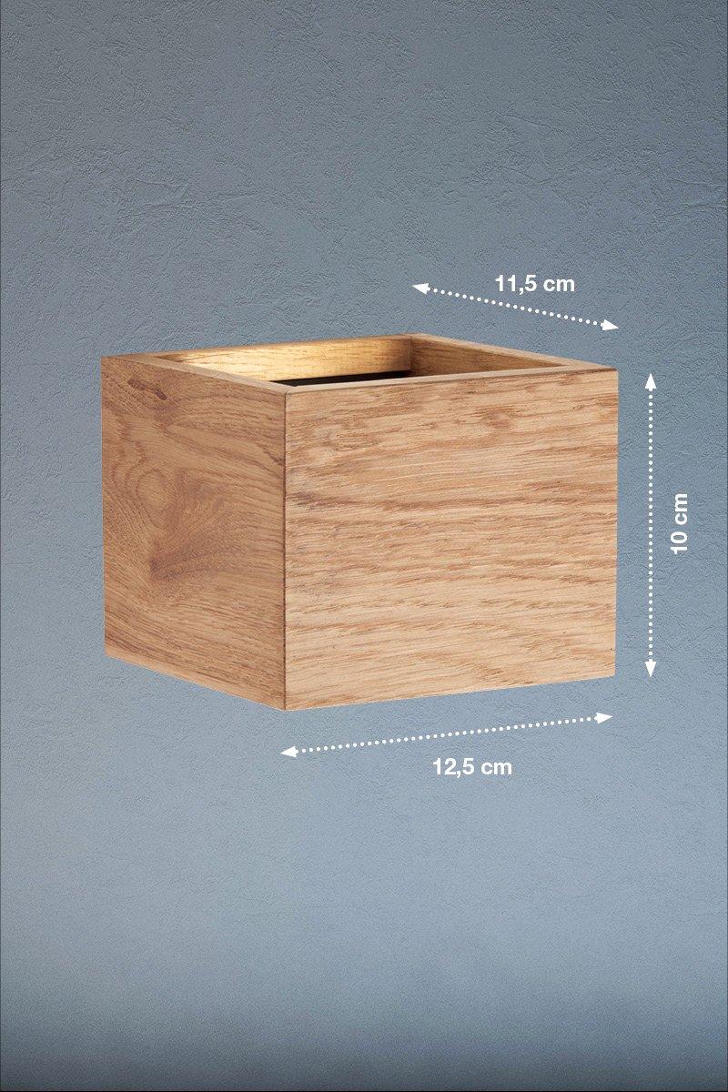 Wandleuchte 2x3W LED 2700K 620lm Shine-Wood Eiche
