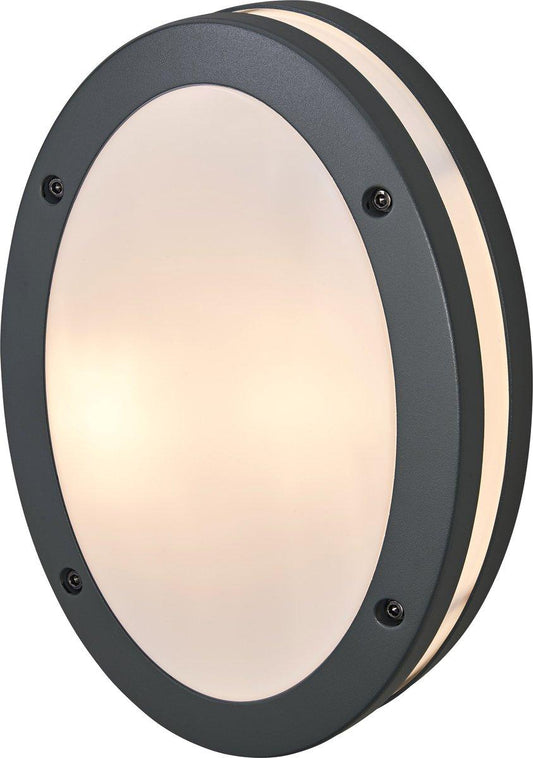 Wandleuchte 2xE27 max.18W Grau Orbi Wall IP65