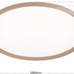 Deckenleuchte LED 30W CCT D40cm Kant Khaki